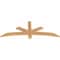 Ekena Millwork Alberta Smooth Timber Gable Bracket, Western Red Cedar, 60"W x 22"H x 1 1/2"D x 3 1/2"F, 9/12 Pitch GBW060X22X0204ALB00SWR - alternate 3